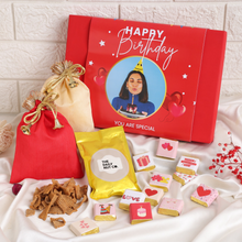 Load image into Gallery viewer, Personalized Birthday Delight | Perfect Birthday Gift | Customised Birthday Box
