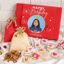 Load image into Gallery viewer, Personalized Birthday Delight | Perfect Birthday Gift | Customised Birthday Box
