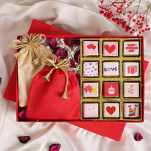 Load image into Gallery viewer, Choco Love Delight Box | Perfect Valentine&#39;s Day Box | Perfect Gift For Couples | Curated with Love | Chocolate Box for Valentine&#39;s Day |
