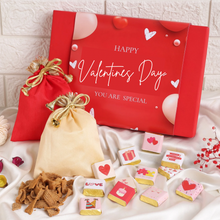 Load image into Gallery viewer, Choco Love Delight Box | Perfect Valentine&#39;s Day Box | Perfect Gift For Couples | Curated with Love | Chocolate Box for Valentine&#39;s Day |
